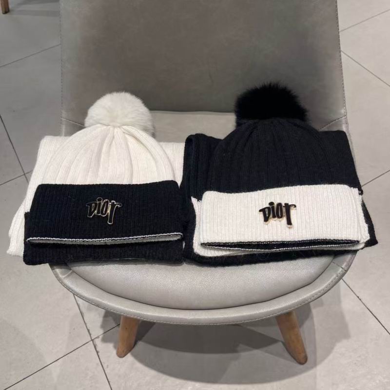Dior scarf hat 2-3PCS 1017